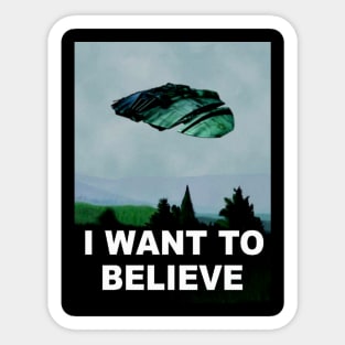 I want to believe by your command. Sticker